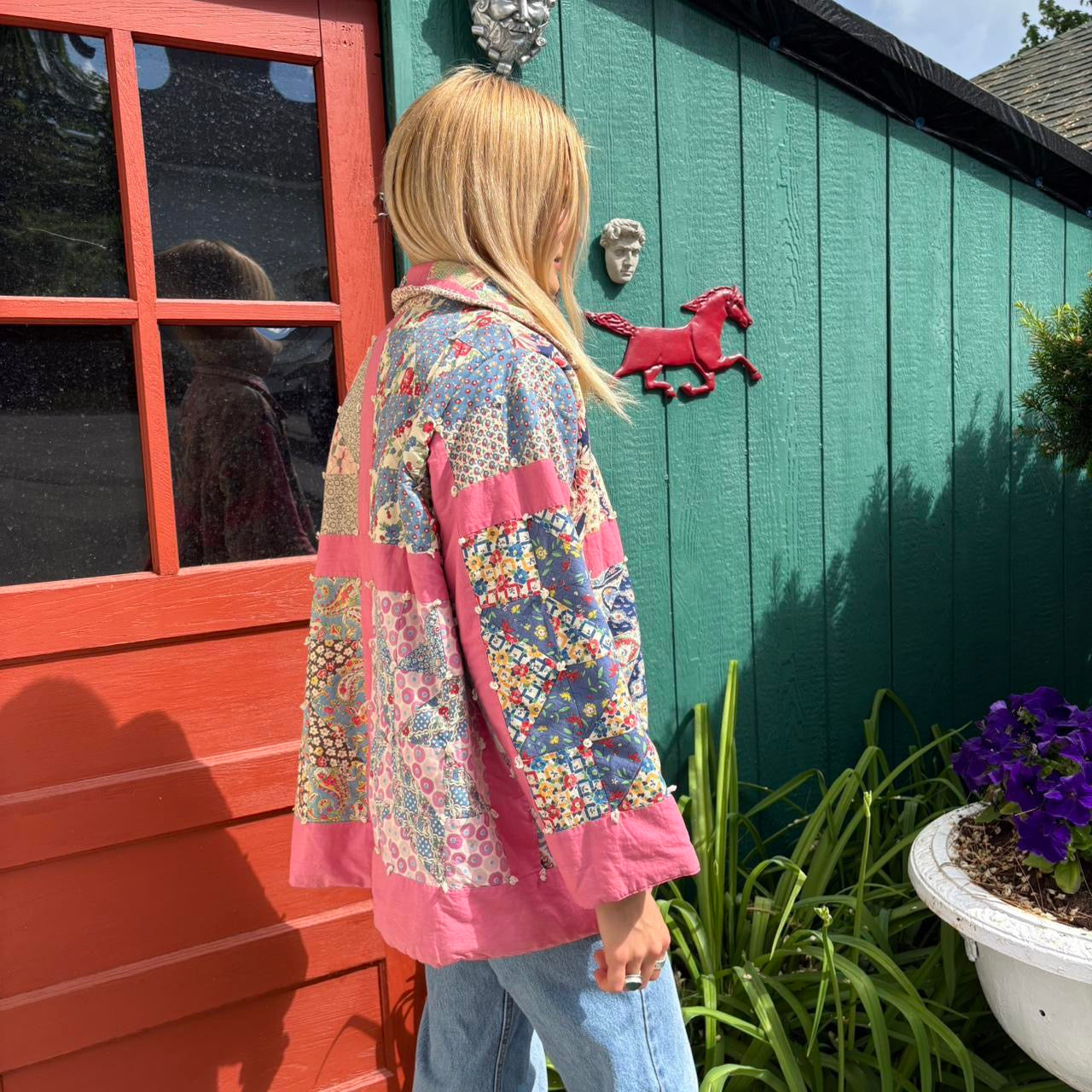 Pink Quilt Coat