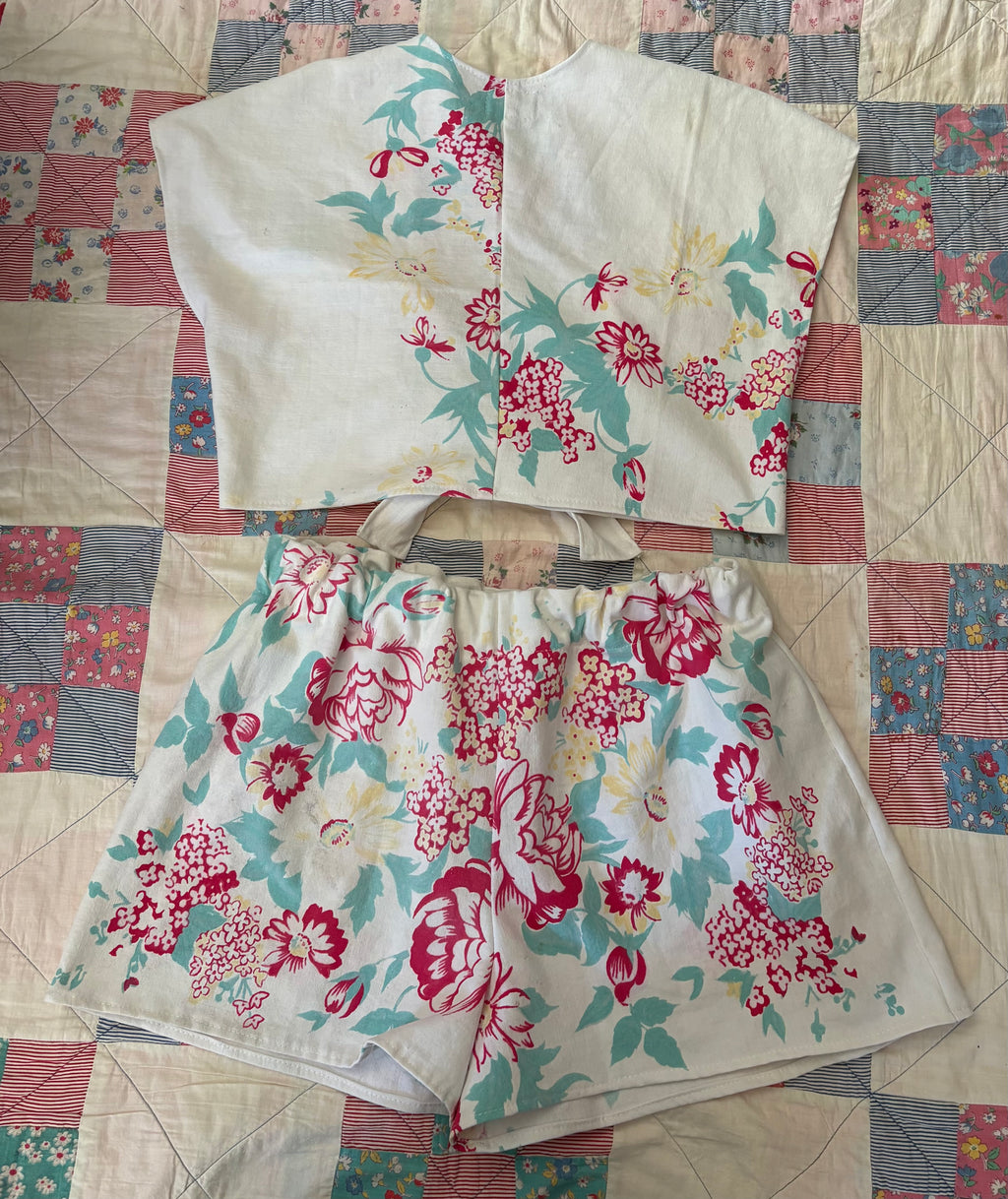 Floral Wrap Top Play Set