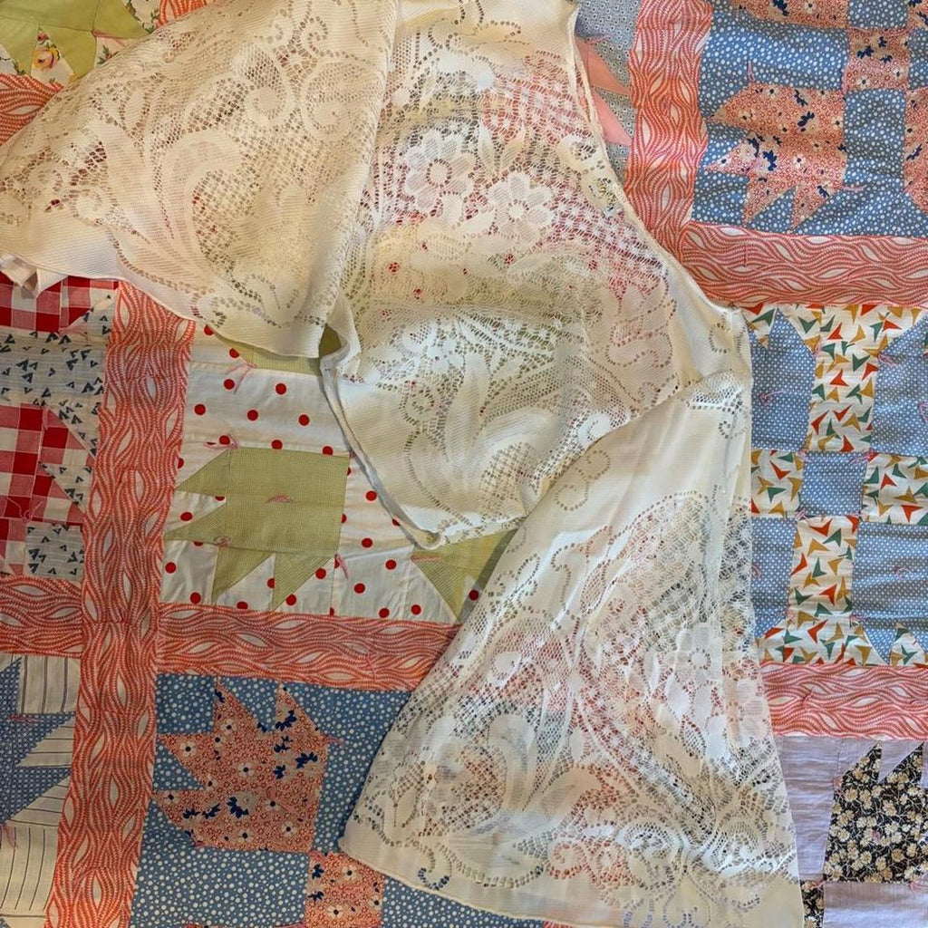 Bell Sleeve Lace Top