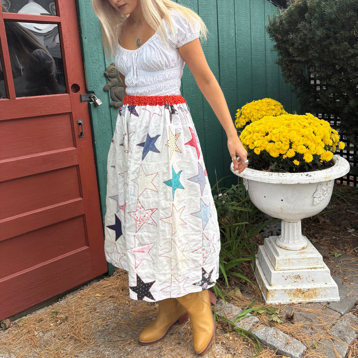 Star Quilt Skirt