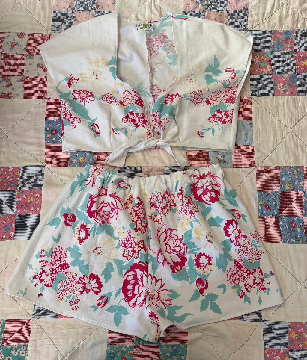 Floral Wrap Top Play Set