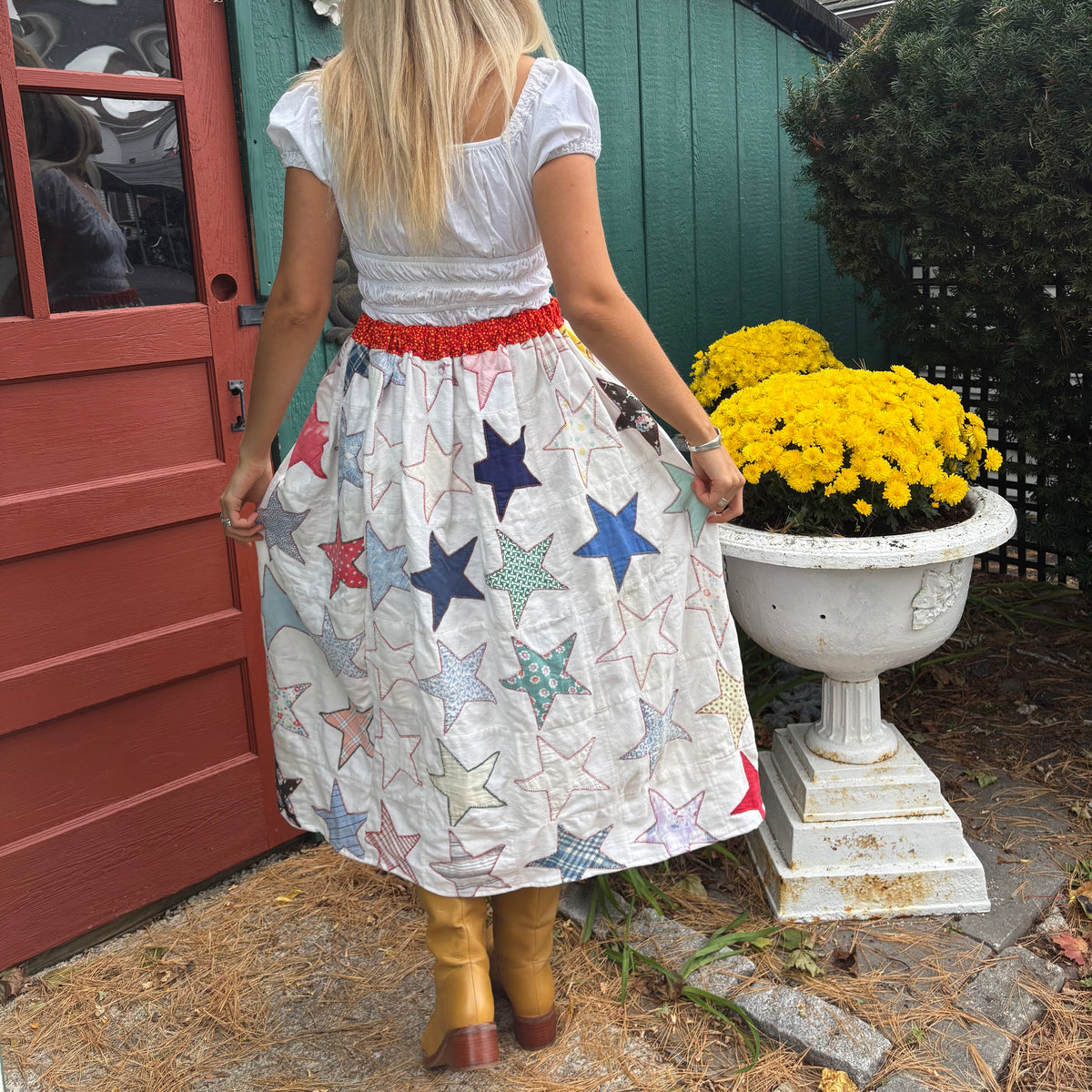 Star Quilt Skirt