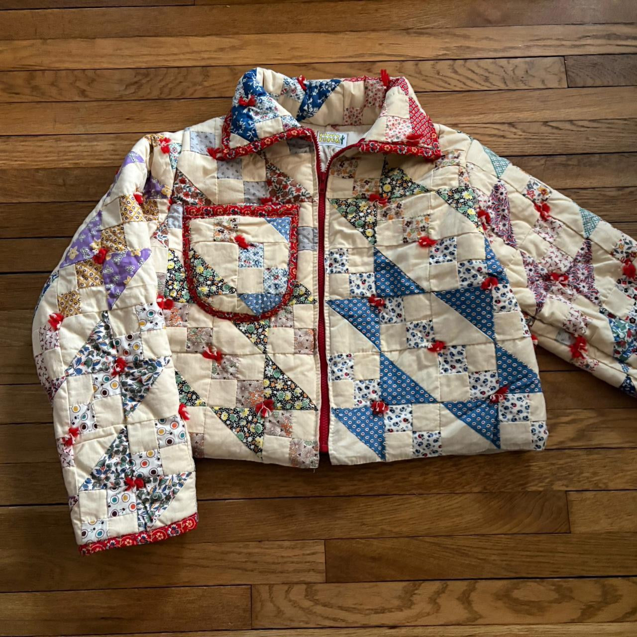 Cropped Quilt Jacket