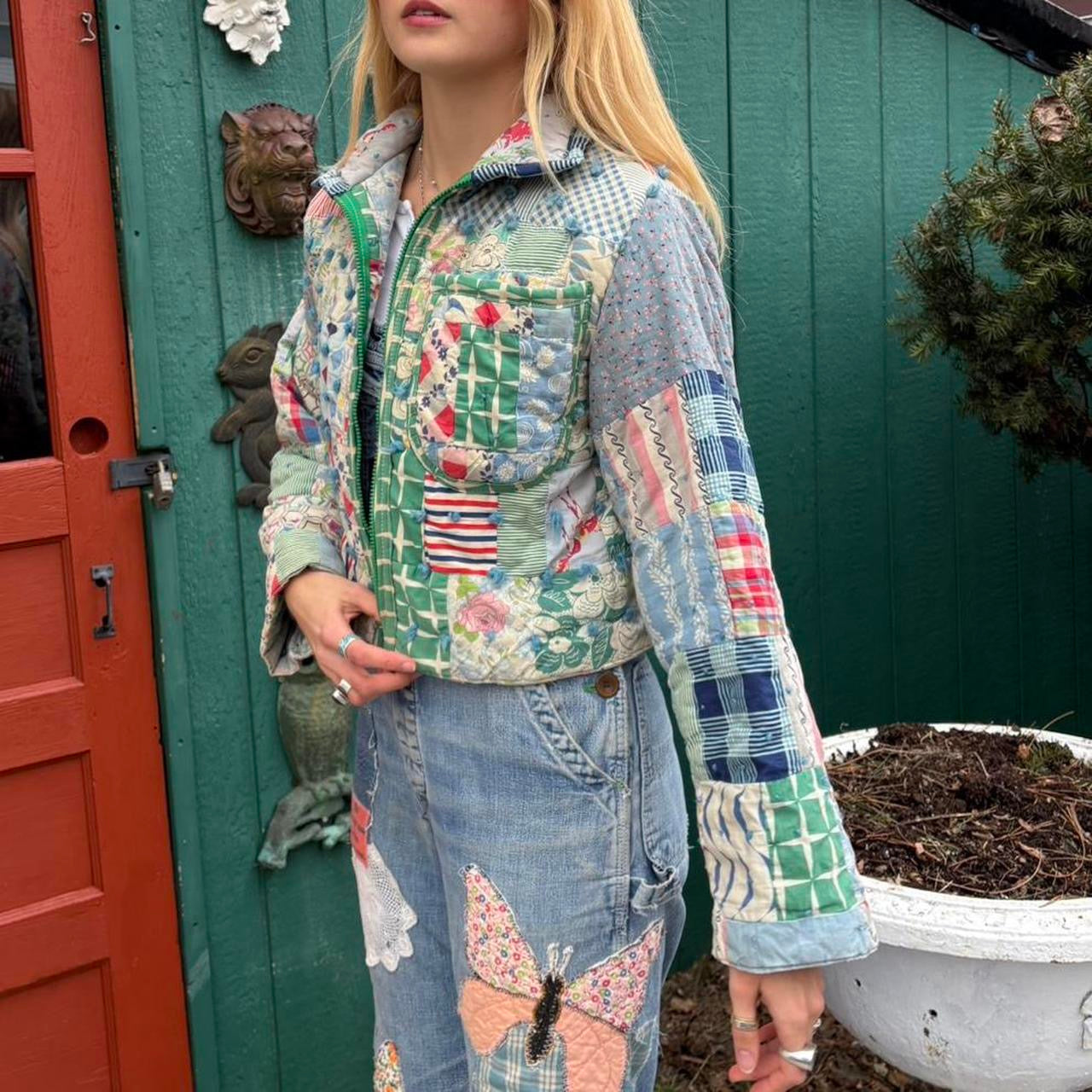 Cropped Quilt Jacket
