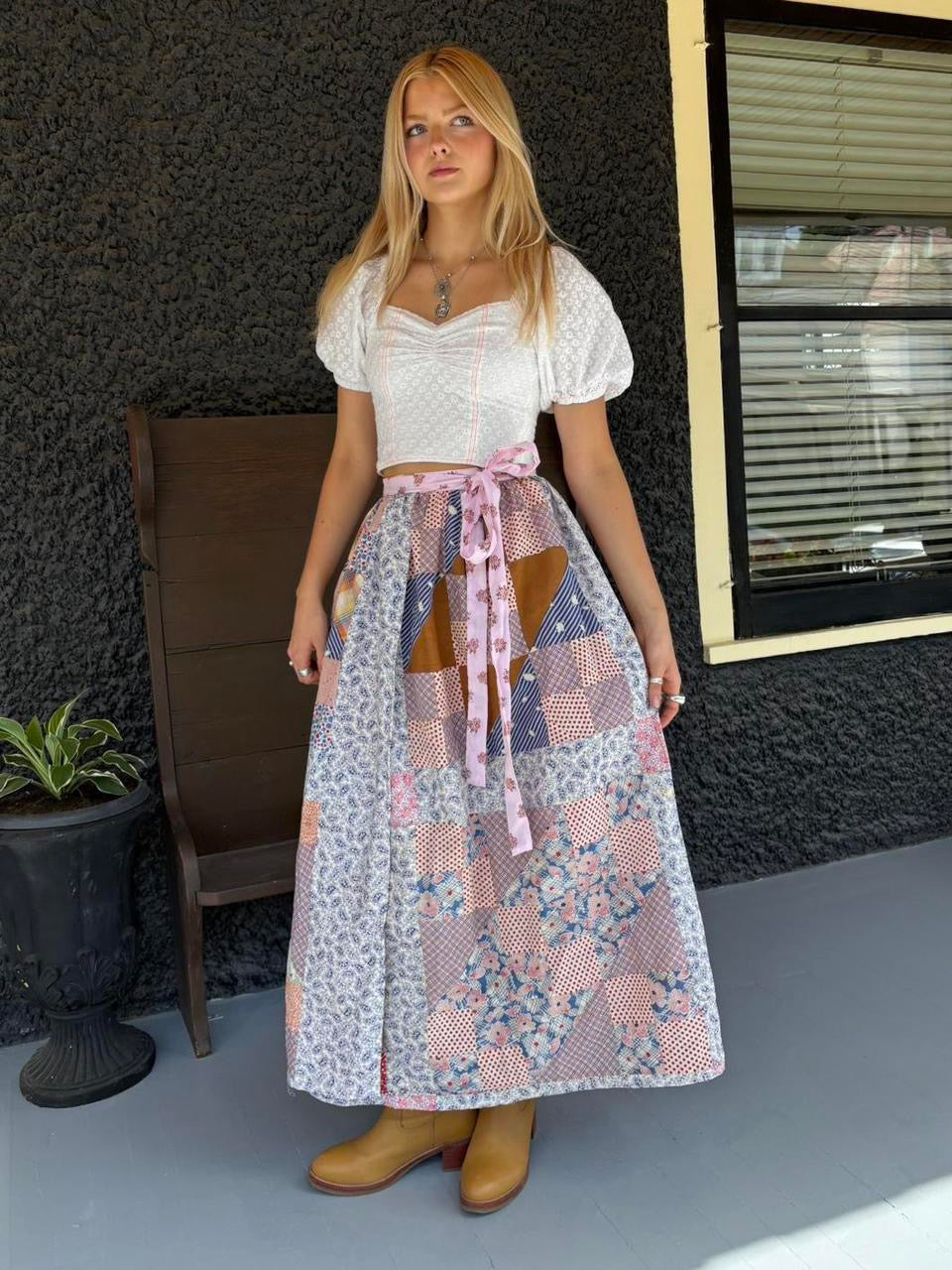 Quilt Wrap Skirt