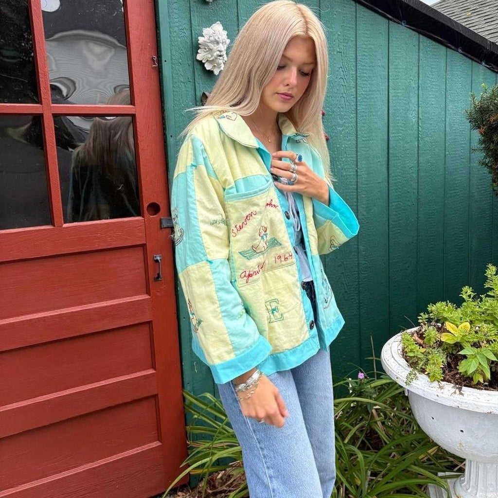 Embroidered Quilt Jacket