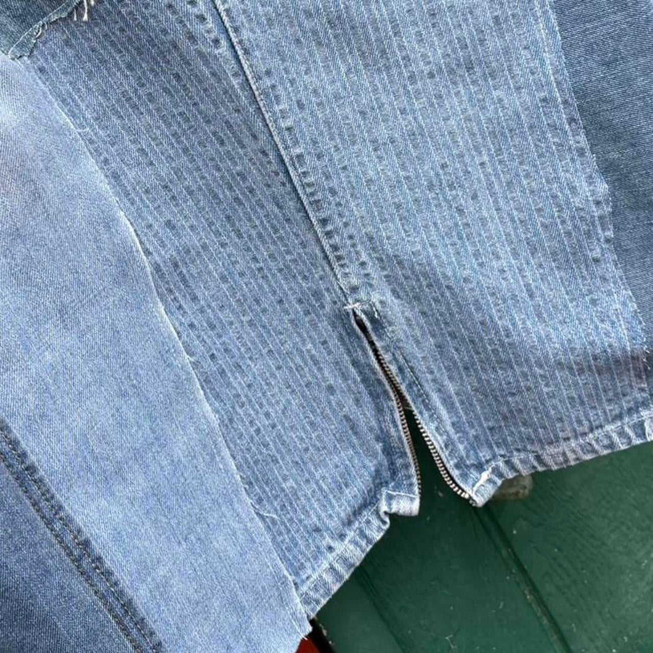 Denim Patchwork Star Skirt